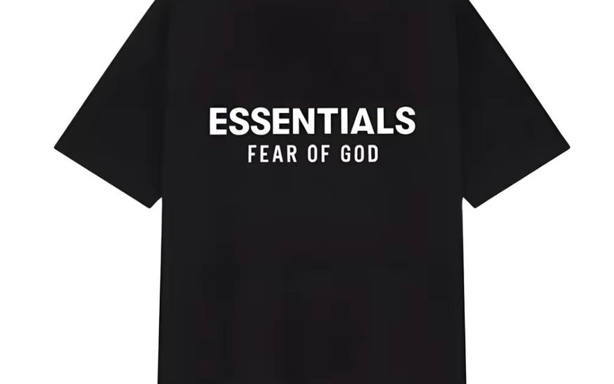 Fear of God Essentials SS25 Always On T-Shirt Jet Black (Oversized) — The essential oversized streetwear T-shirt