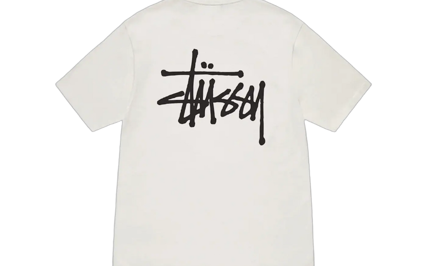 Stussy Basic Pigment Dyed T-Shirt Natural: the essential pigment-dyed T-shirt