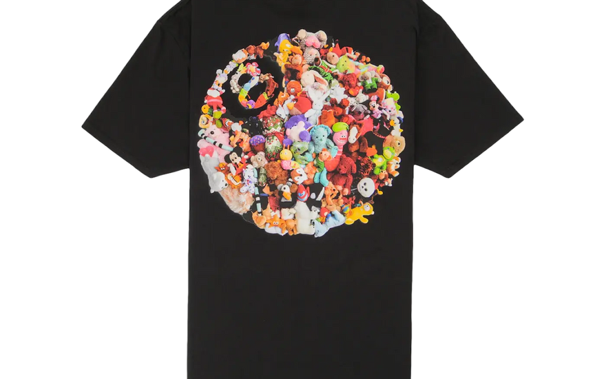 Stussy Plush Tee Black: la camiseta plush que transforma tu streetwear