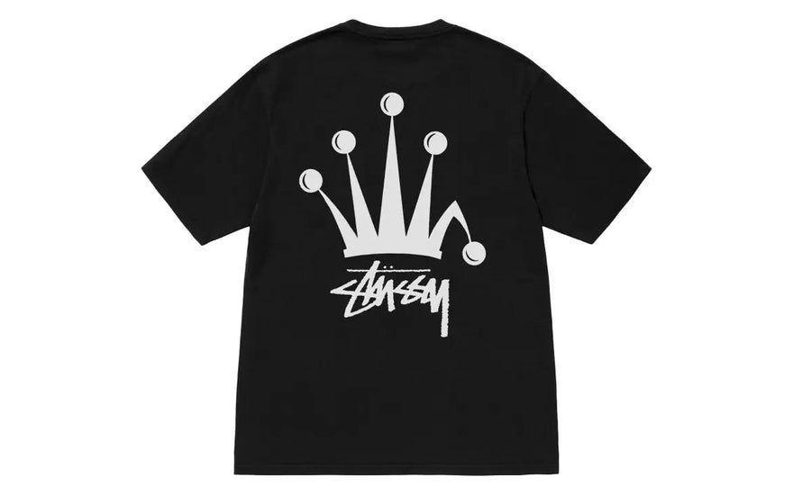 Stussy Regal Crown T-shirt teinté au pigment noir : le maillot teinté qui définit le style urbain