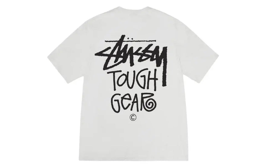 Stussy Tough Gear Tee SS24 Grå: den slitstarka och stadsnära tröjan