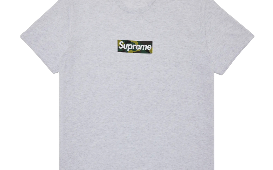Supreme Box Logo Tee (FW23) Ash Grey: the essential streetwear t-shirt