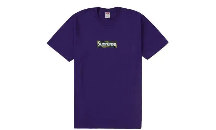Supreme Box Logo T-shirt (FW23) Lilla — Den lilla t-shirt, der definerer din stil