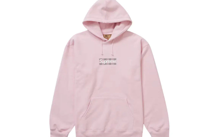 Supreme Burberry Box Logo Mikina s kapucí růžová: limitovaná edice mikiny, kterou potřebujete