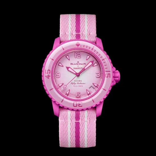 Swatch X Blancpain Fifty Fathoms Pink Ocean: det lyserøde ur, som enhver samling ønsker sig