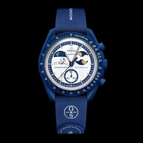 Swatch x Omega Bioceramic Moonswatch Mission To Earthphase Moonshine Snoopy Gold: the space watch you need