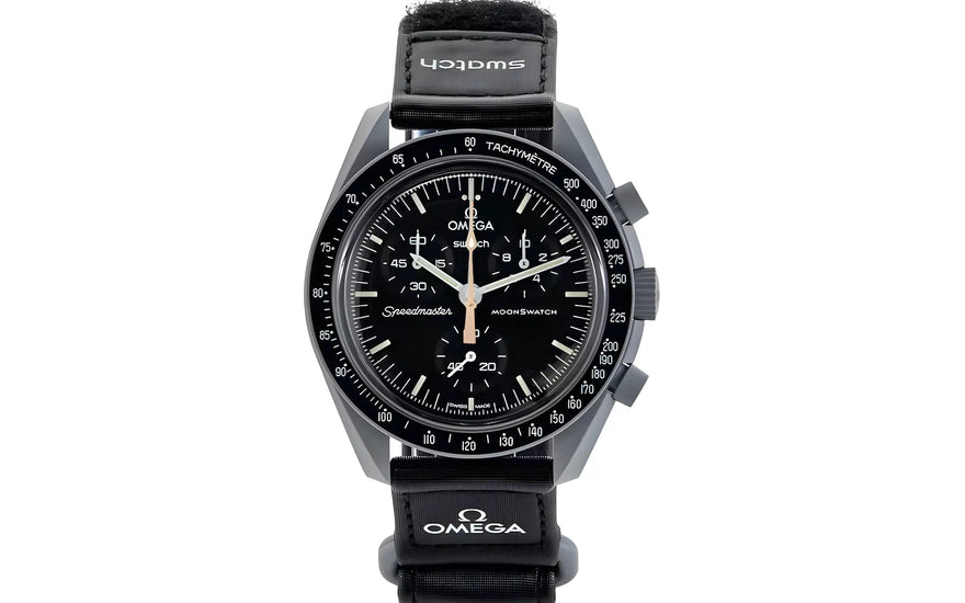 Swatch x Omega Bioceramic Moonswatch Mission to Moonshine Guld Bygkerne Skive — Uret der omdefinerer byens luksus
