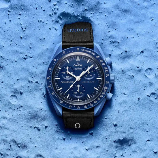 Swatch x Omega Bioceramic Moonswatch Αποστολή στον Ποσειδώνα: το μπλε ρολόι που χρειάζεσαι