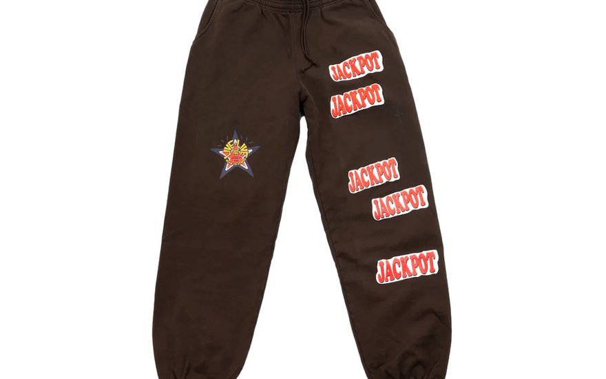 Travis Scott Road to Utopia Las Vegas Jackpot Sweatpants Brown: El Drop de Streetwear Más Exclusivo de la Temporada