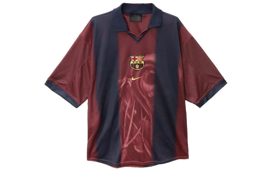Travis Scott x Nike x FC Barcelona Ρετρό 2000/01 Εντός Έδρας Φανέλα Σκελετός — Ρετρό Έκδοση & Αστικός Στυλ