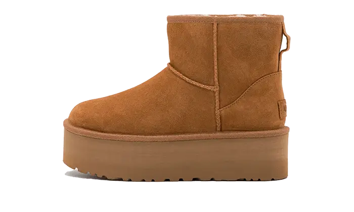 UGG Classic Mini Platform csizma gesztenyebarna: emeld stílusod a platformmal és a kényelemmel
