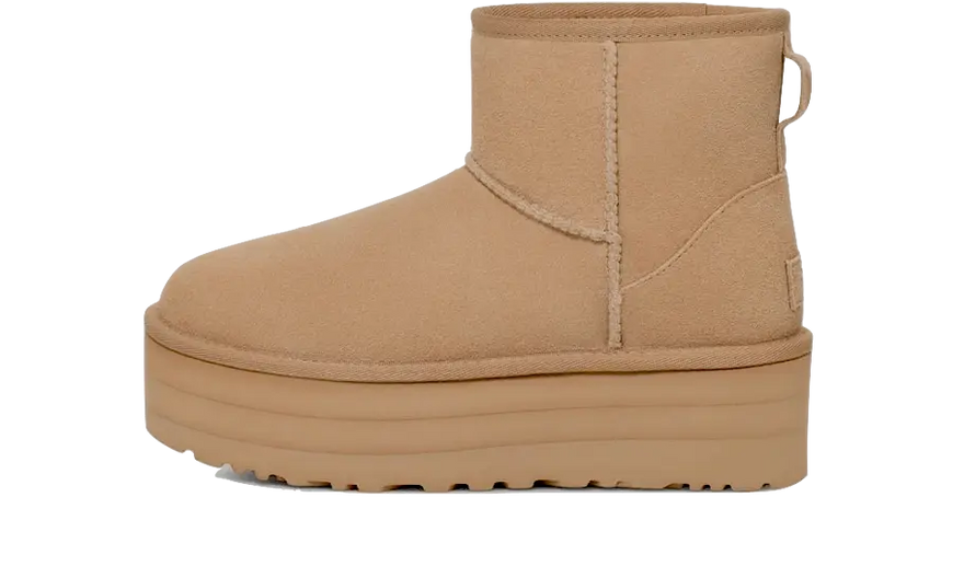 UGG Classic Mini Platform Støvle Sennepsfrø: Løft dit efterårstil med platform og komfort