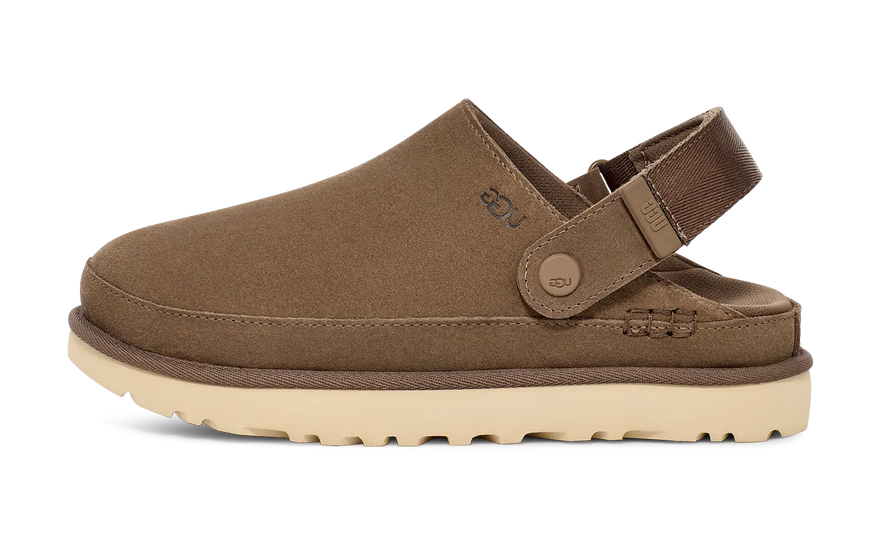 UGG Goldenstar Clog Hickory — Kožené dřeváky a styl pro tvůj každodenní den