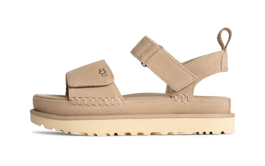 UGG Goldenstar Platform Szandál Homokszín: a platformos szandál, amely új életet lehel a ruhatáradba