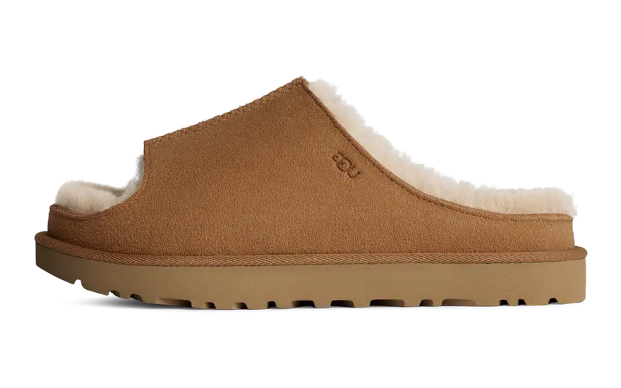 UGG Greenport Slide Chestnut: den perfekta slip-in-skon för hemmet och gatan
