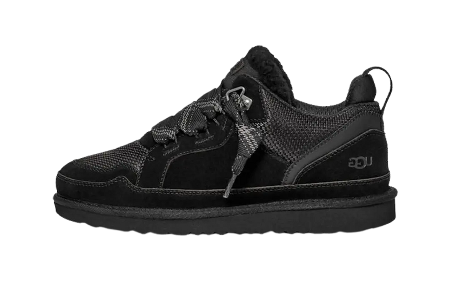 UGG Lowmel Nero (Bambini) — stivali neri eleganti e comodi per bambini