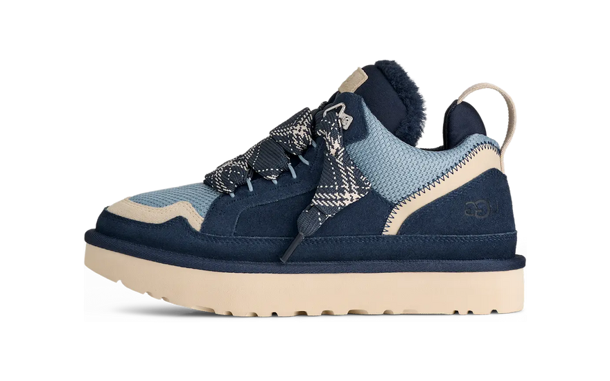 UGG Lowmel Dark Indigo Sea Salt: Zapatillas de piel de oveja con estilo urbano y confort