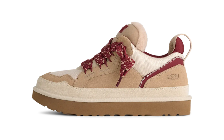 UGG Lowmel Driftwood Biking Red: slip-on, który podniesie Twój styl