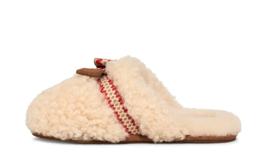 UGG Maxi Curly Sister Slide Naturale: Ciabatte di lusso e comodità per tutti i giorni