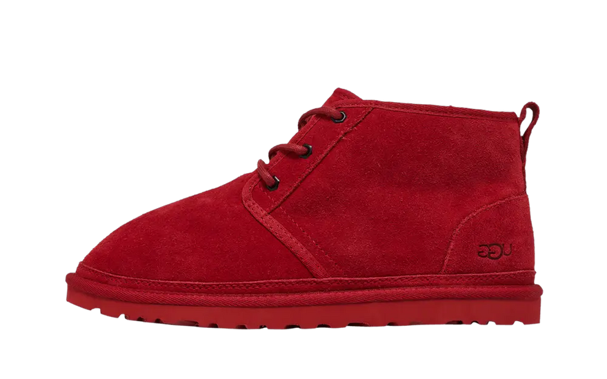 Botim UGG Neumel Vermelho Samba: O botim vermelho que transforma o teu visual de inverno