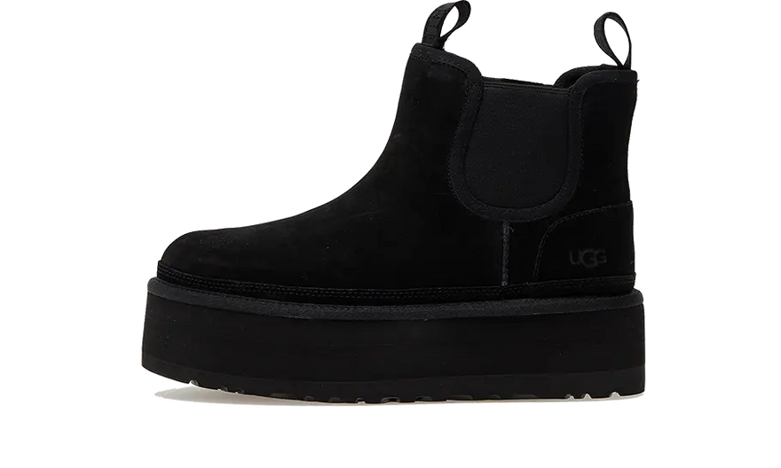 UGG Neumel Πλατφόρμα Μποτάκι Chelsea Μαύρο — Στυλ και άνεση σε υψηλό επίπεδο