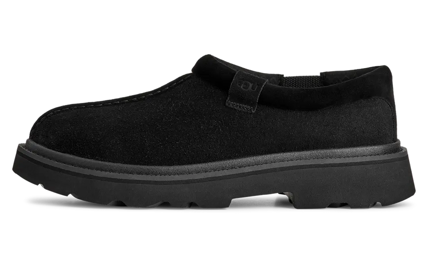 UGG Tasman Lug Sort — Sorte hjemmesko, der løfter dit udseende og din komfort