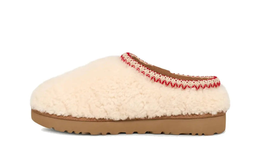 UGG Tasman Maxi Curly Slipper Natural: Pantufla de lujo y estilo para casa y calle