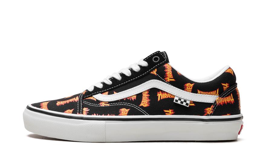 Vans Old Skool Thrasher All Over Flame Logo: La Collab Skate que Incendia las Calles
