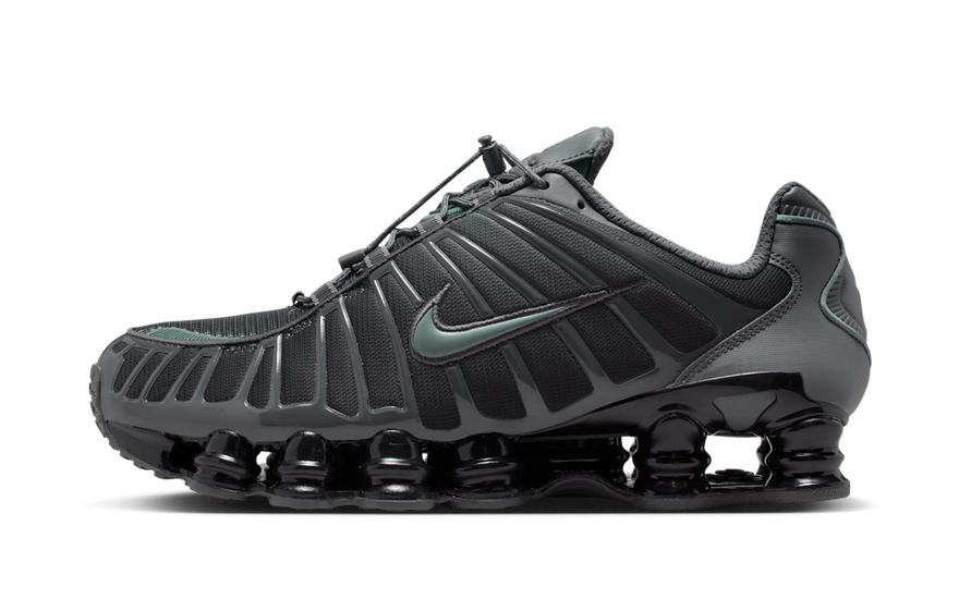 Nike Shox TL Eisen Grau Lehmgrün: moderner Stil und Shox-Dämpfung für den ganzen Tag