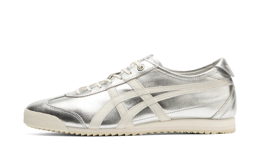 Onitsuka Tiger Mexico 66 SD Pure Silver Cream — Ténis retro prateados para o teu estilo diário