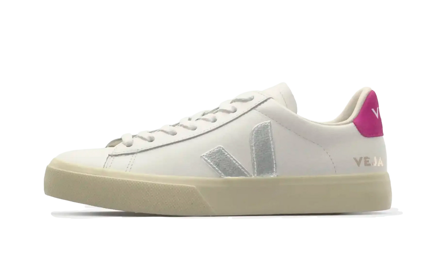 Veja Campo Chromefree White Silver Ultraviolet: la sneaker sostenible que eleva tu look urbano