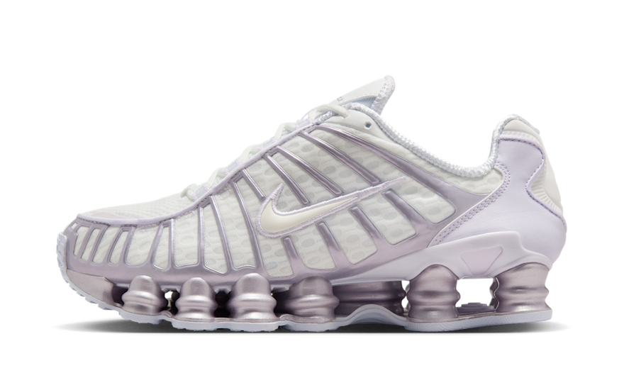 Nike Shox TL Summit White Barely Grape: Retro style with modern cushioning