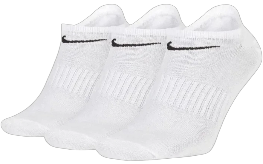Nike Lightweight No Show Socks White — Chaussettes invisibles qui révolutionnent votre tenue