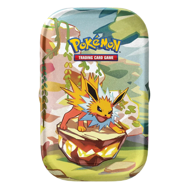 2025 Pokémon Scarlet Violet Prismatic Evolutions Jolteon Tin - 798936 - View 1 | Next Step
