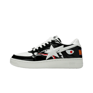 A Bathing Ape Bape Sta Low Color Block Shark Black - 1G80191009-BLK - View 1 | Next Step