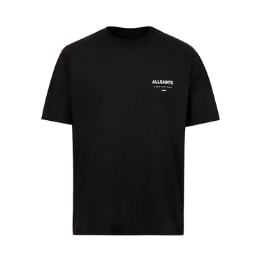 ALLSAINTS Underground Oversized Crew Neck T-Shirt Jet Black - M071PB-451 - View 1 | Next Step