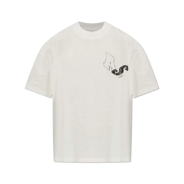 ALLSAINTS Upstaged T-Shirt Chalk White - M027PF-4068 - View 1 | Next Step