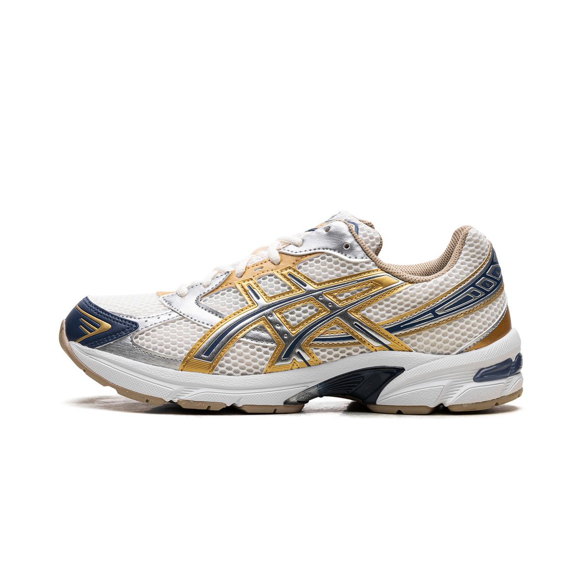 ASICS Gel-1130 Cream Pure Silver Gold Blue