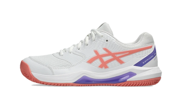 ASICS Gel-Dedicate 8 Padel White Guava - 1042A241-105 - View 1 | Next Step