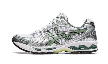 ASICS Gel-Kayano 14 White Pure Silver Slate Grey Sage - 1201A019-107 - View 1 | Next Step
