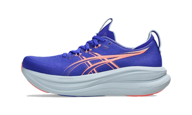 ASICS Gel-Nimbus 28 Cobalt Burst Sun Coral - 1012B899-401 - View 1 | Next Step