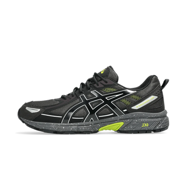 ASICS Gel-Venture 6 Obsidian Grey Black Lime - 1203A438-027 - View 1 | Next Step
