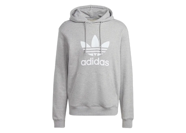 Adidas Adicolor Classics Trefoil Hoodie Medium Grey Heather - IM4490 - View 1 | Next Step