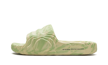 Adidas Adilette 22 Slides Magic Lime St Desert Sand - GY1597 - View 1 | Next Step
