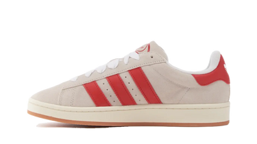 Adidas Campus 00s Crystal White Better Scarlet - GY0037 - View 1 | Next Step