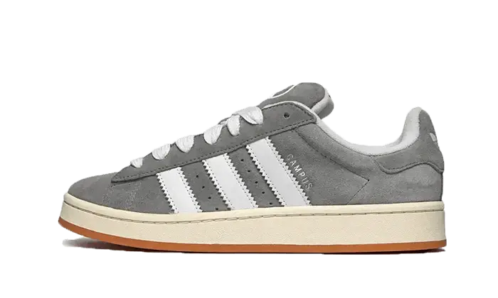 Grey adidas best sale campus trainers