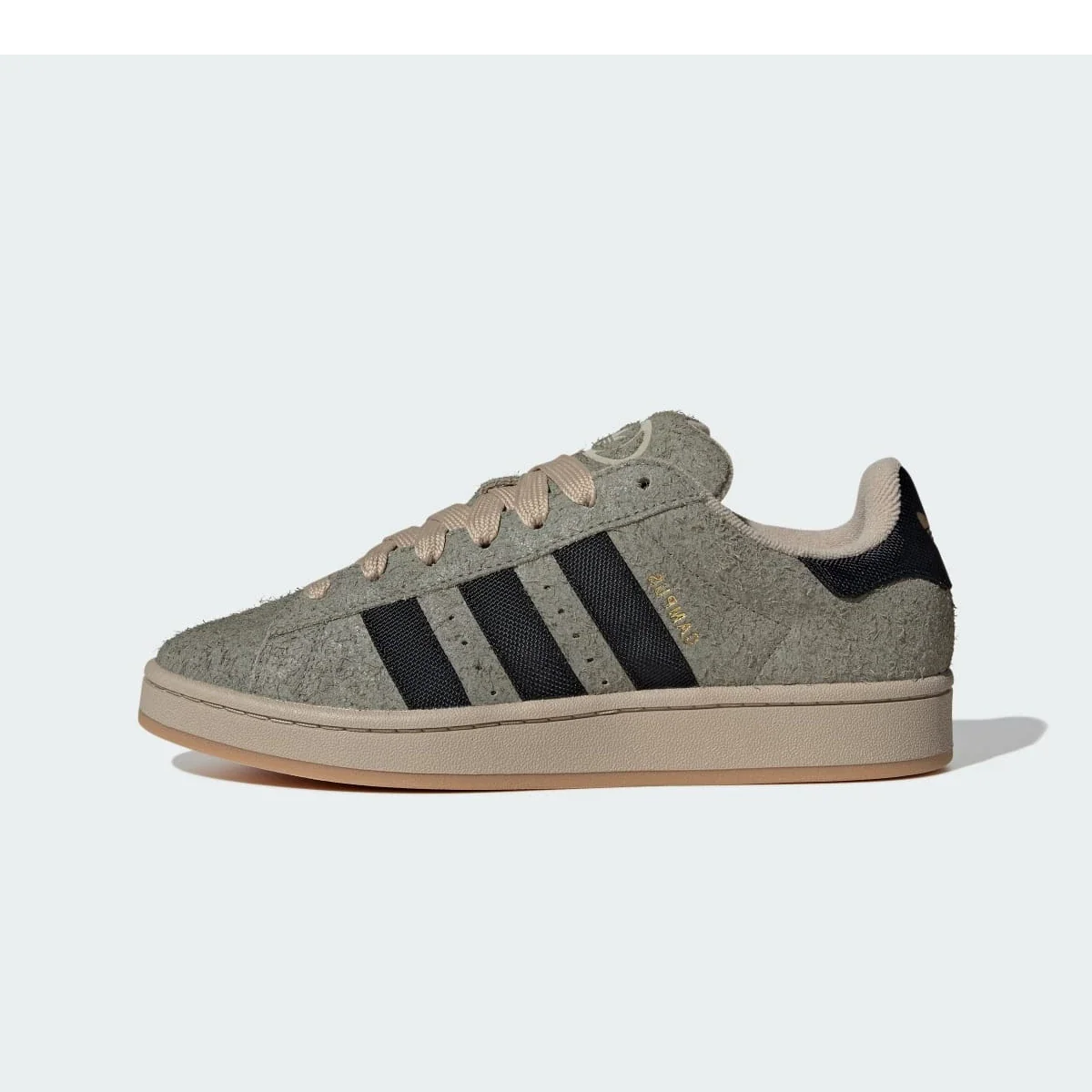 Adidas Campus 00s Silver Pebble Black Stone Khaki