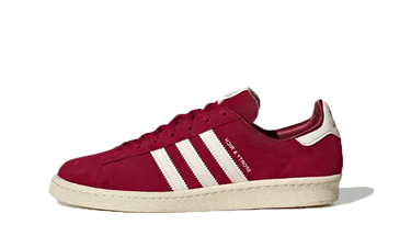 Adidas Campus 80s Sporty & Rich Merlot Cream - HQ6074 - View 1 | Next Step
