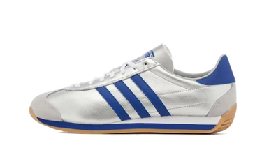 Adidas Country OG Matte Silver Bright Blue - IE4230 - View 1 | Next Step
