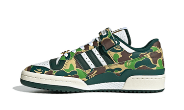 Adidas Forum 84 Low Bape 30th Anniversary Green Camo - ID4771 - View 1 | Next Step
